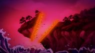 Zoro cuts the coastline as seen in anime (Image credit: Toei Animations)